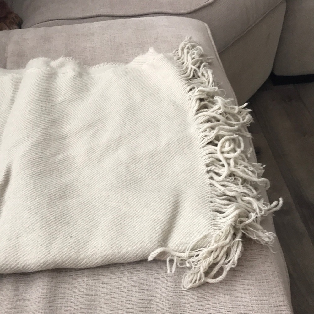 Cream scarf